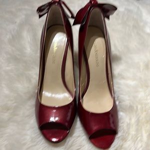 Enzo Angelino size 7 1/2 3 inches heel leather